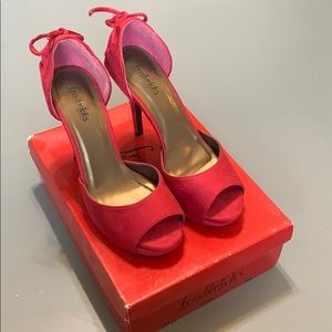 Frederick’s of Hollywood Suede Platform Heels